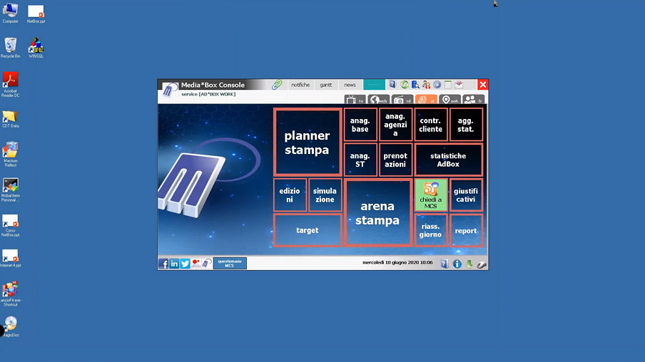 Ad*box: Planner Stampa e traffico.