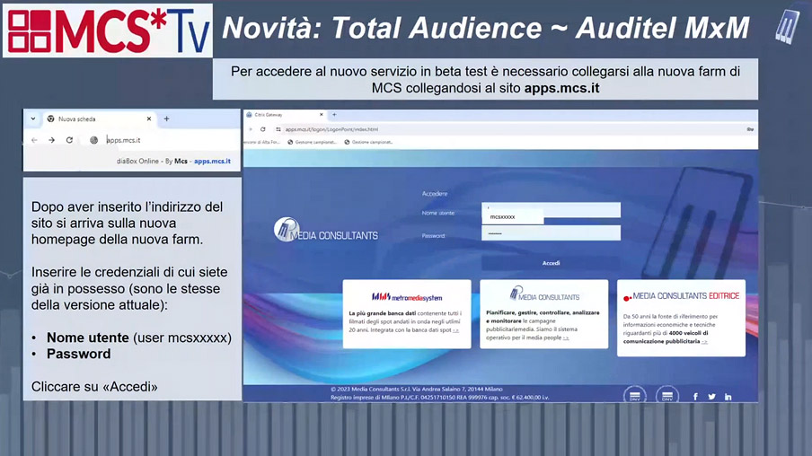MCS*Tv: Nuova Versione Beta.